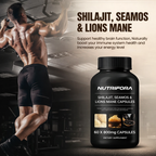 NUTRIFIORA™ Shilajit, Sea Moss & Lions Mane