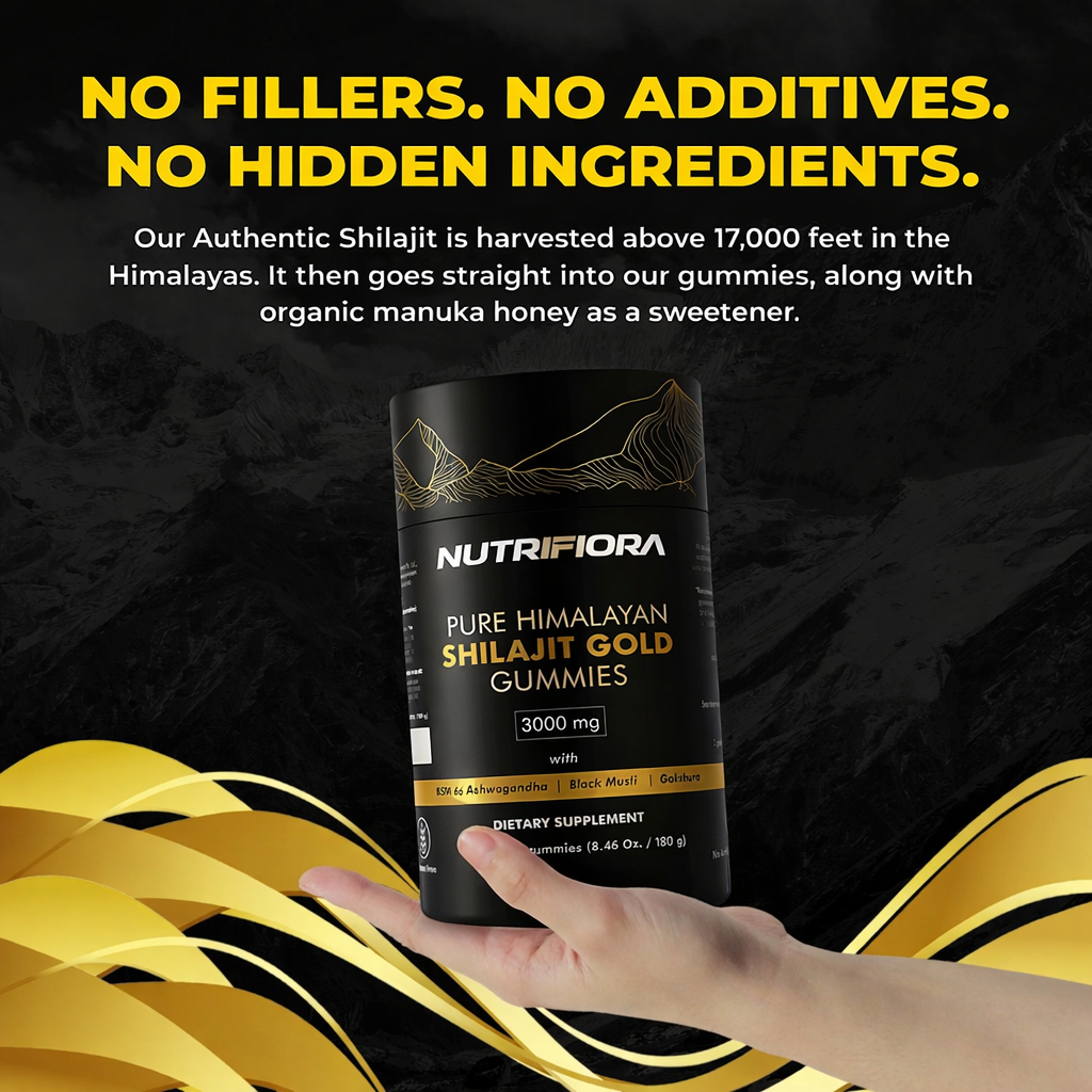 NUTRIFIORA™ Pure Shilajit Gummies