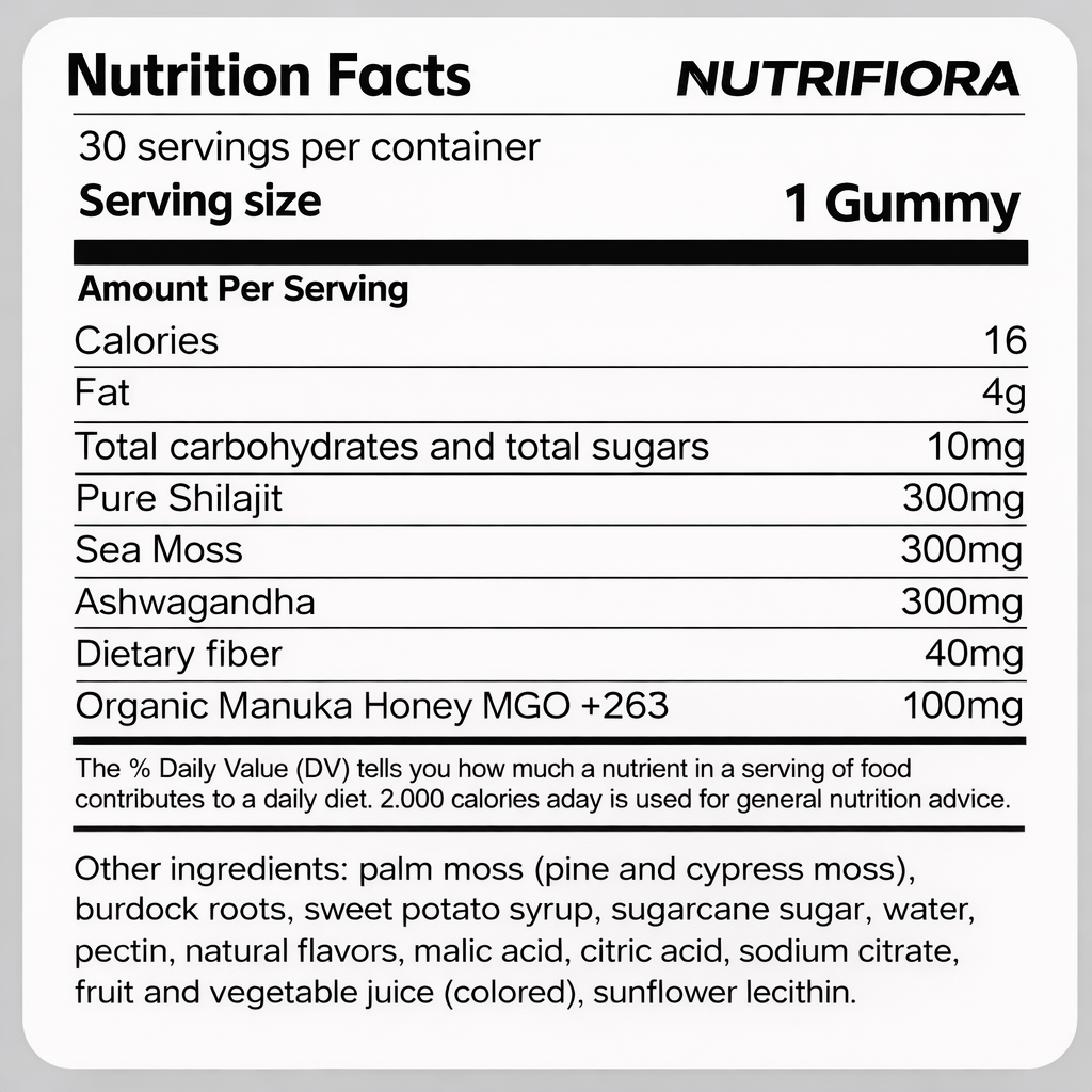 NUTRIFIORA™ 3-in-1 Wellness Gummies