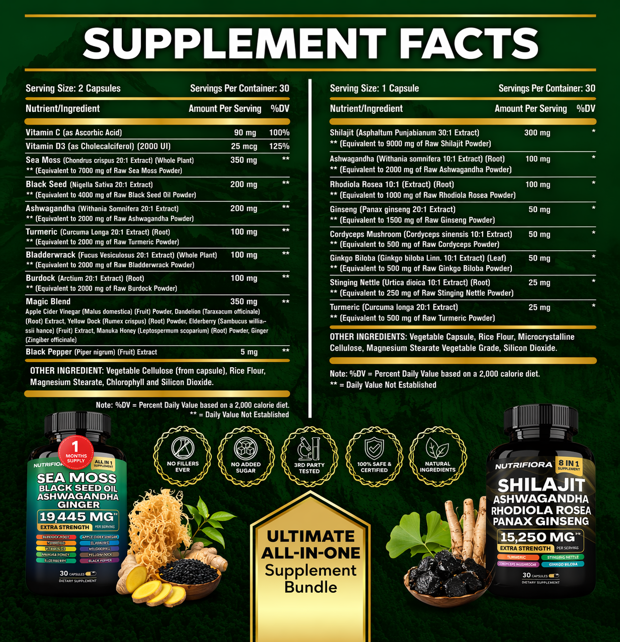 NUTRIFIORA™ Shilajit Blend